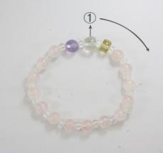 Colorful Crystal Bracelet Round beads Daily(1-12)