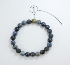 Colorful Crystal Bracelet Round beads Daily(1-12)