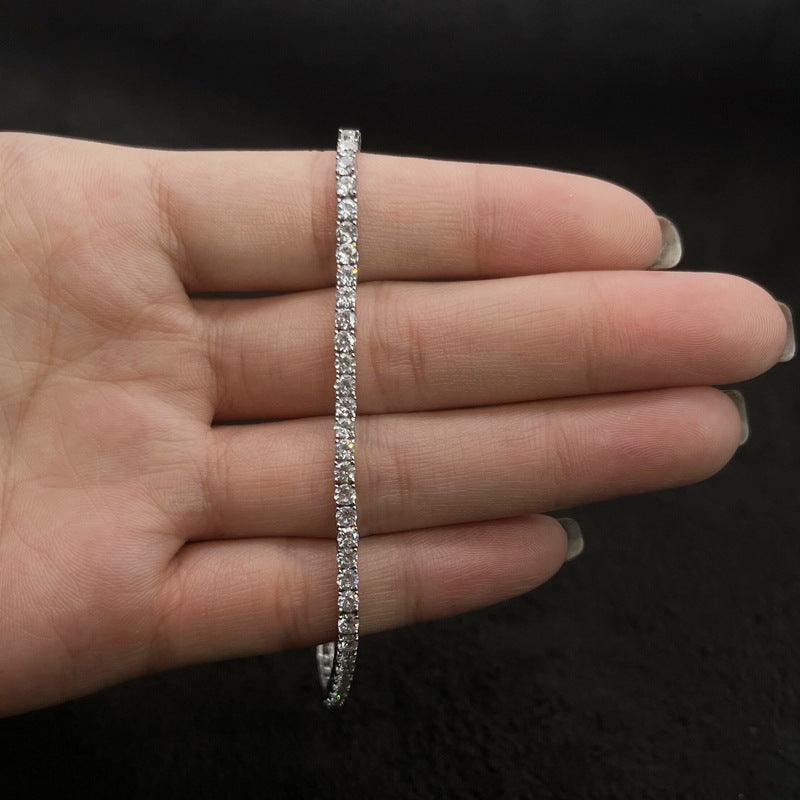 S925 Moissanite Bracelet Daily Engagement Casual