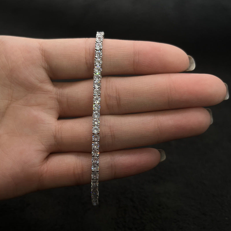 S925 Moissanite Bracelet Daily Engagement Casual