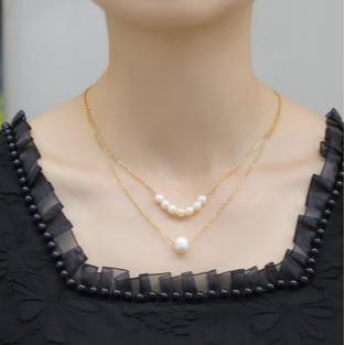 Number H pearls necklace (priced as a deposit) Daily