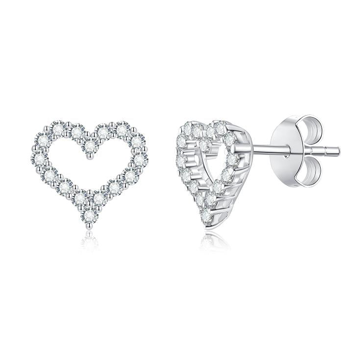Number CD S925 Moissanite Earrings Birthday Auspicious Anniversary(18-35)