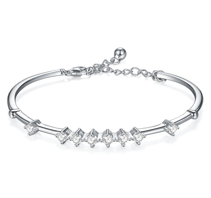 Number CE S925 Moissanite Bracelet Daily Engagement Casual(36-42)