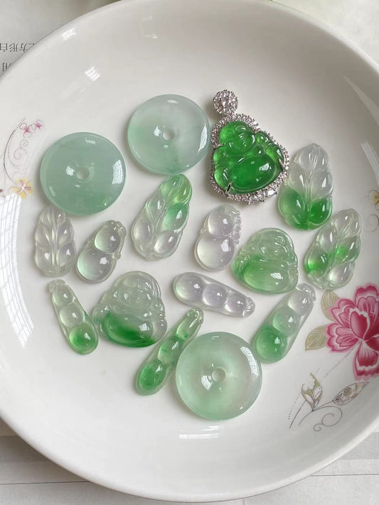 Jade pendant Guanyin Buddha safe buckle necklace(Deposit 99dollrs)
