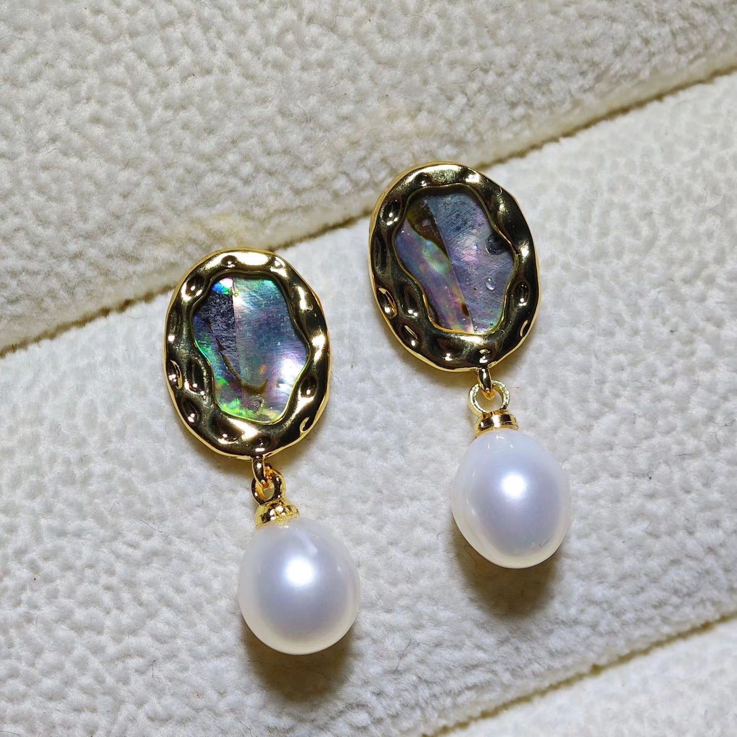 number 27 freshwater pearl earrings plated s925