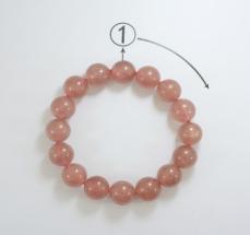 Colorful Crystal Bracelet Round beads Anniversary(13-83)