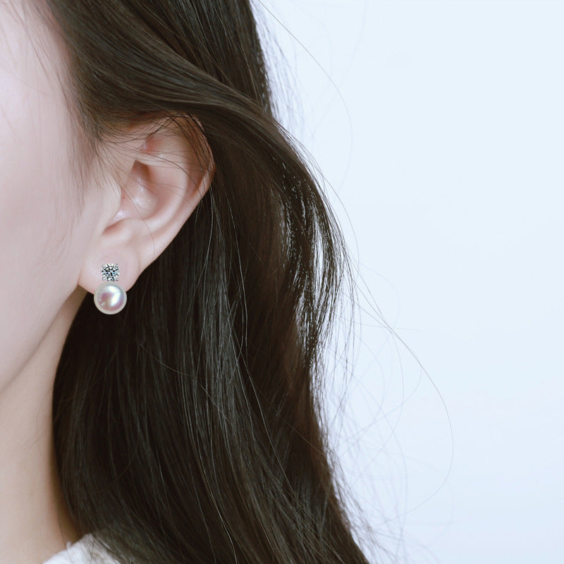 number 26 freshwater pearl earrings s925