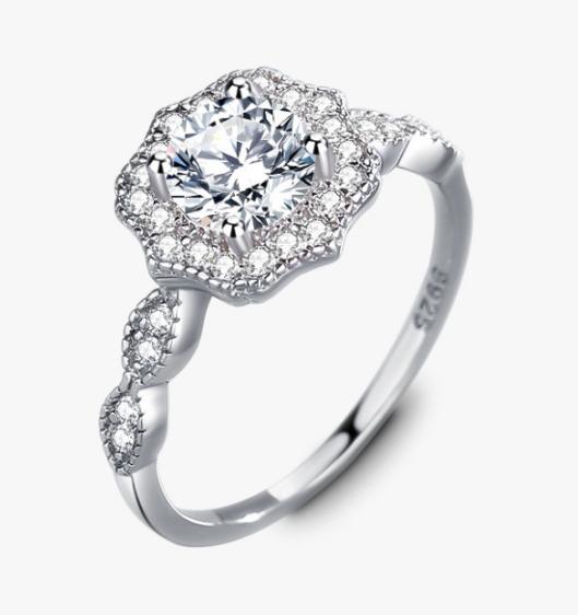 [Timeless]Number 22 moissanite ring size6-9