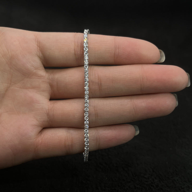 S925 Moissanite Bracelet Daily Engagement Casual