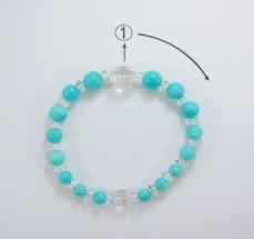 Colorful Crystal Bracelet Round beads Anniversary(13-83)