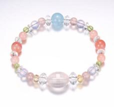 Colorful Crystal Bracelet Round beads Anniversary(13-83)