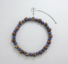 Colorful Crystal Bracelet Round beads Anniversary(13-83)
