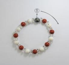 Colorful Crystal Bracelet Round beads Anniversary(13-83)