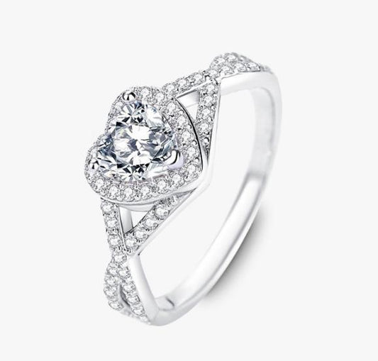 [Timeless]Number 53 moissanite ring size6-9