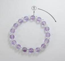 Colorful Crystal Bracelet Round beads Anniversary(13-83)