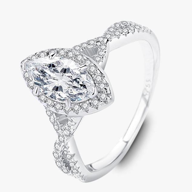 [Timeless]Number 58 moissanite ring size6-9