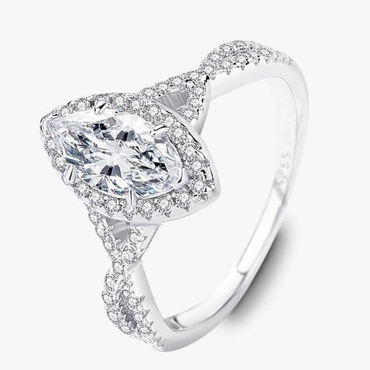 [Timeless]Number 58 moissanite ring size6-9
