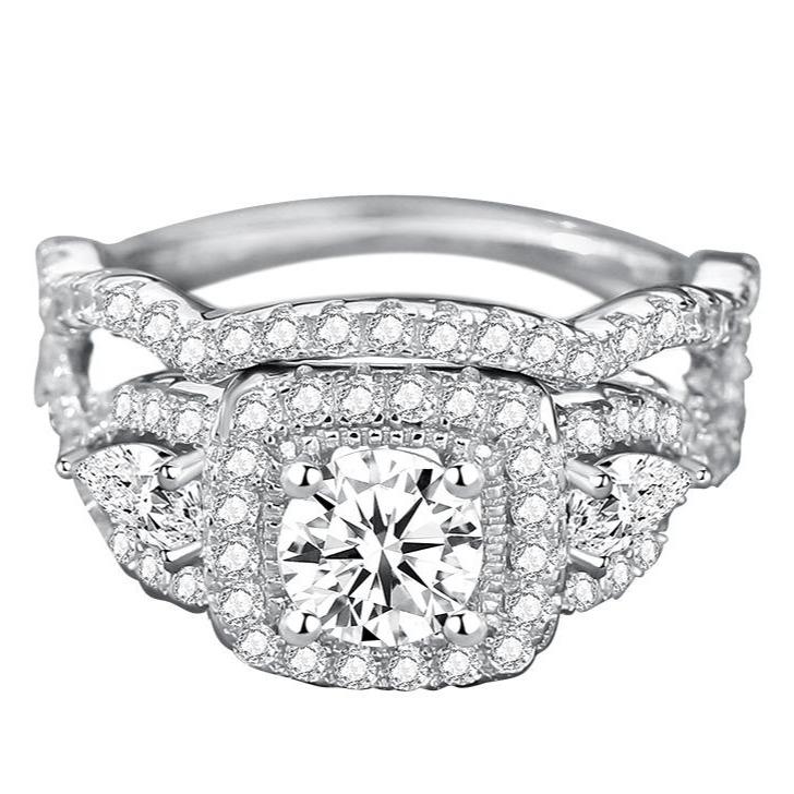 [Timeless]Number 60 moissanite ring size6-9