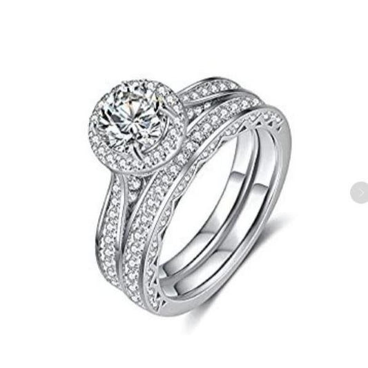 [Timeless]Number 63 moissanite ring size6-9