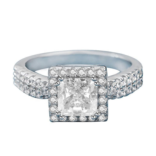 [Timeless]Number 64 moissanite ring size6-9