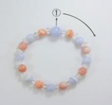 Colorful Crystal Bracelet Round beads Anniversary(13-83)