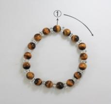 Colorful Crystal Bracelet Round beads Anniversary(13-83)