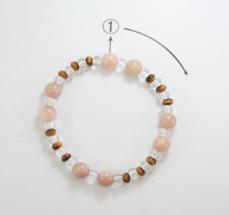 Colorful Crystal Bracelet Round beads Anniversary(13-83)