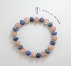 Colorful Crystal Bracelet Round beads Anniversary(13-83)