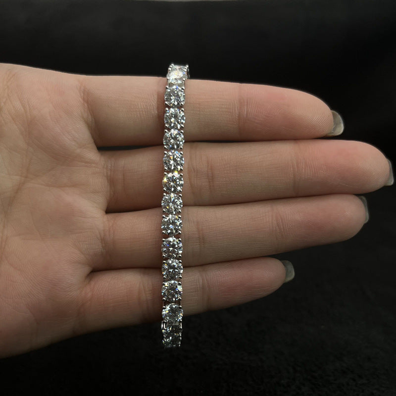 S925 Moissanite Bracelet Daily Engagement Casual