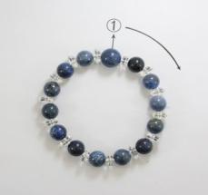 Colorful Crystal Bracelet Round beads Anniversary(13-83)