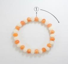Colorful Crystal Bracelet Round beads Anniversary(13-83)