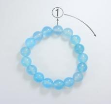 Colorful Crystal Bracelet Round beads Anniversary(13-83)