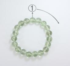 Colorful Crystal Bracelet Round beads Anniversary(13-83)