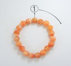Colorful Crystal Bracelet Round beads Anniversary(13-83)
