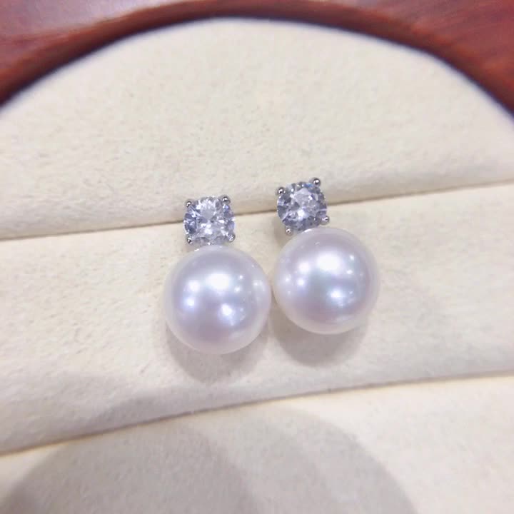 number 26 freshwater pearl earrings s925