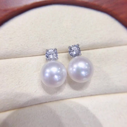 number 26 freshwater pearl earrings s925