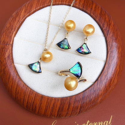New Arrival 03 Leaves Fresh water pearl set