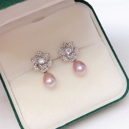 New Arrival 05 Flower Fresh water pearl set