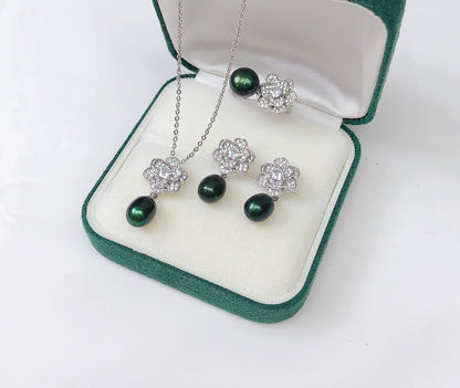 New Arrival 04 Flower Fresh water pearl set