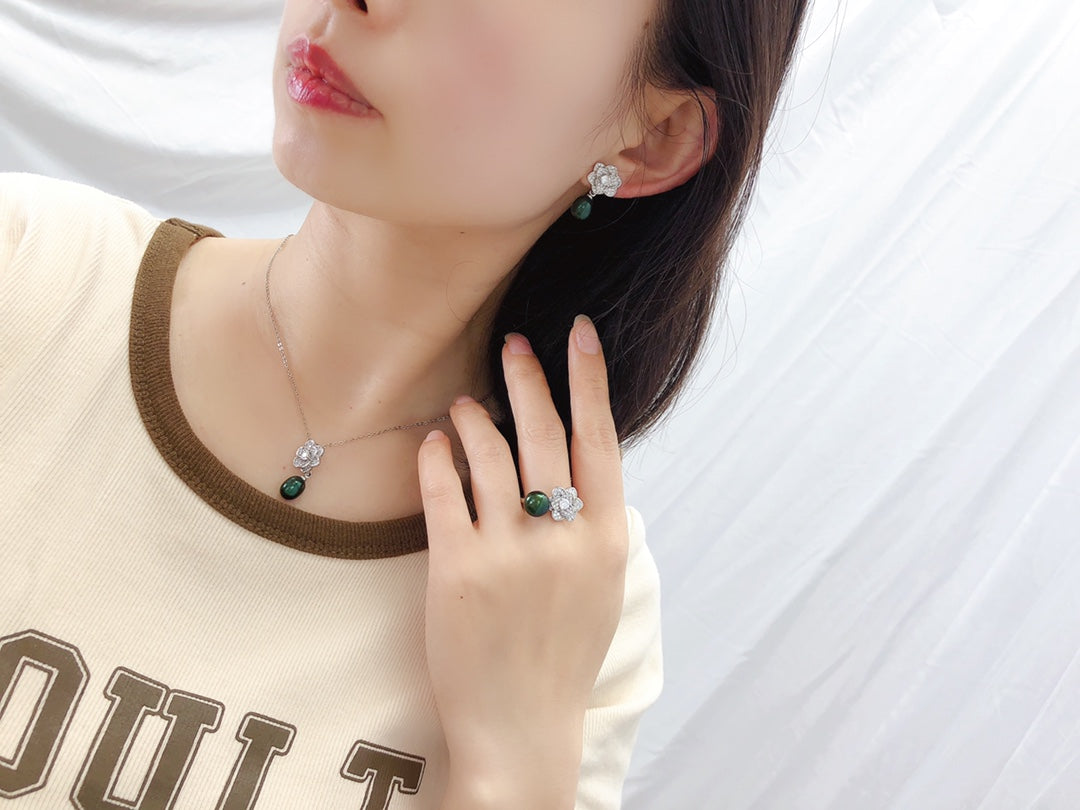 New Arrival 04 Flower Fresh water pearl set