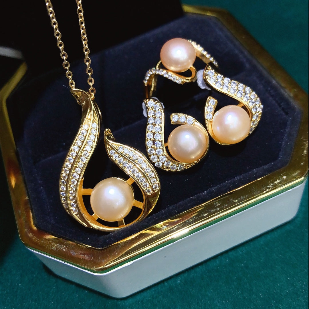 New Arrival 06 Drop Fresh water pearl set