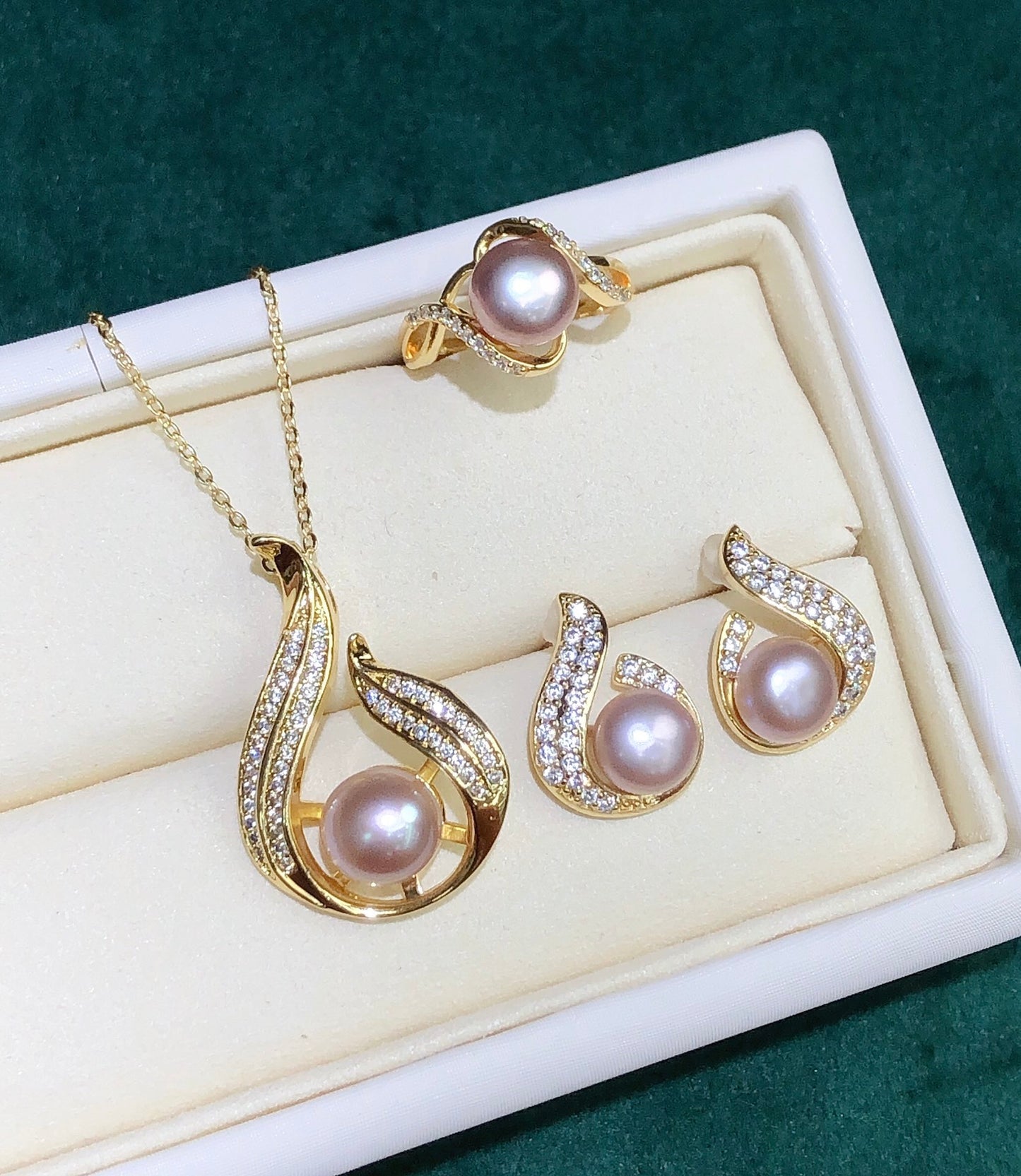 New Arrival 06 Drop Fresh water pearl set