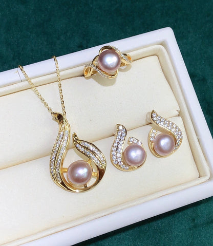 New Arrival 06 Drop Fresh water pearl set