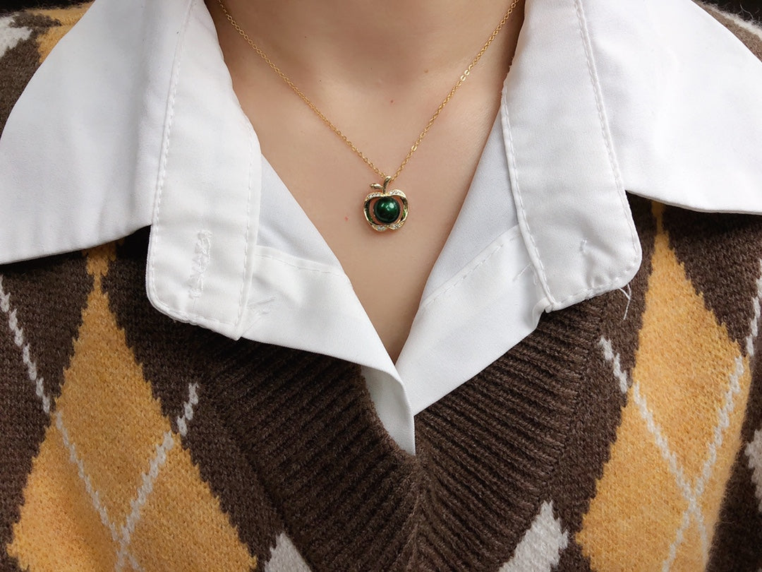 New Arrival 08 Apple Fresh water pearl set