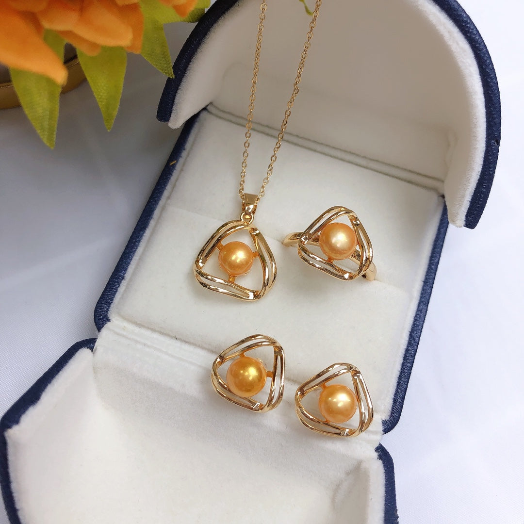 New Arrival 09 Apple Fresh water pearl set