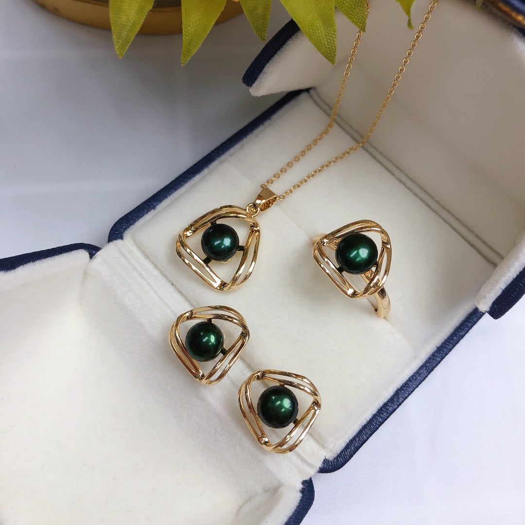 New Arrival 09 Apple Fresh water pearl set