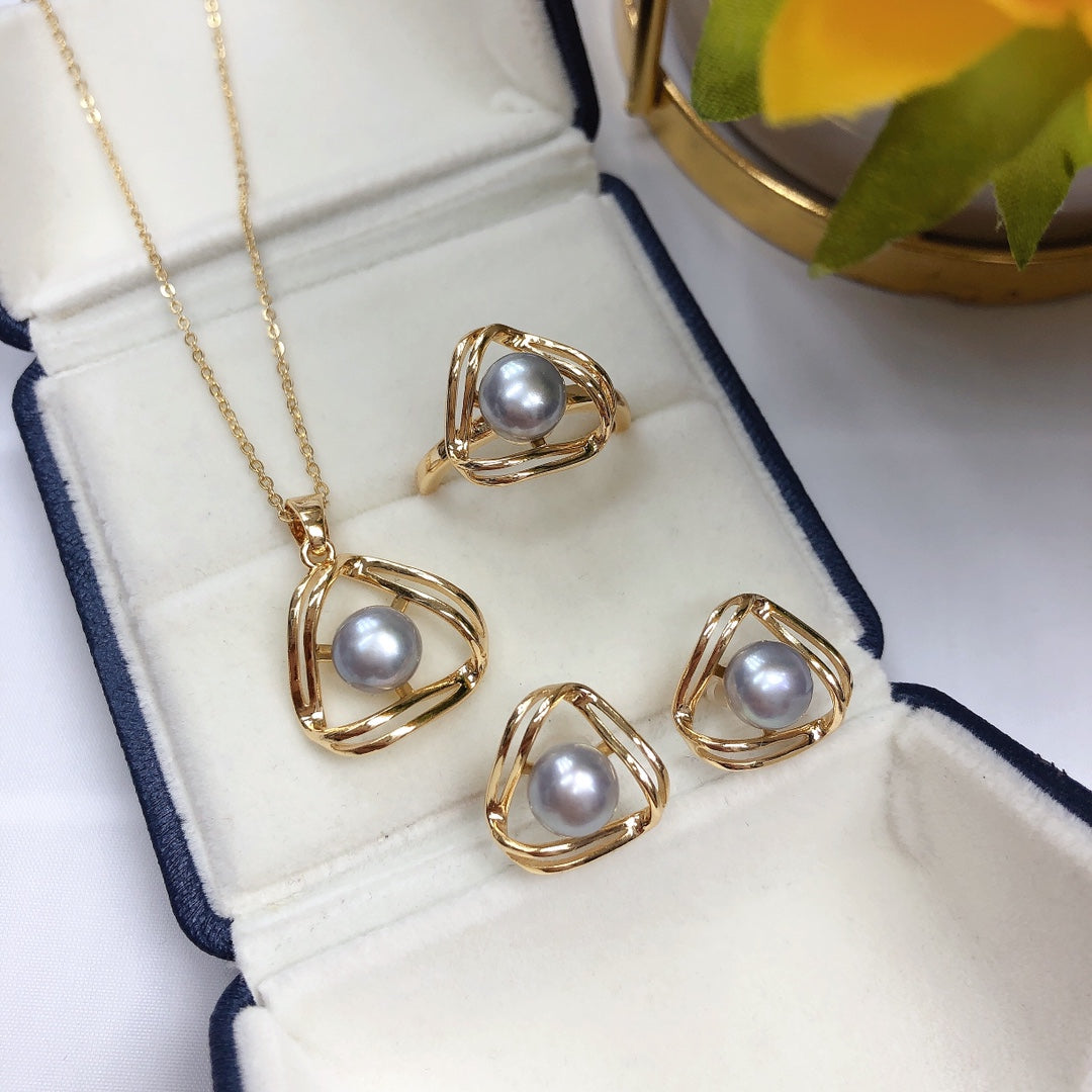 New Arrival 09 Apple Fresh water pearl set