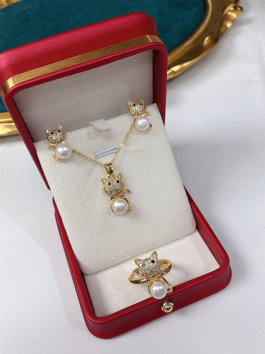 New Arrival 12 Cat Fresh water pearl set