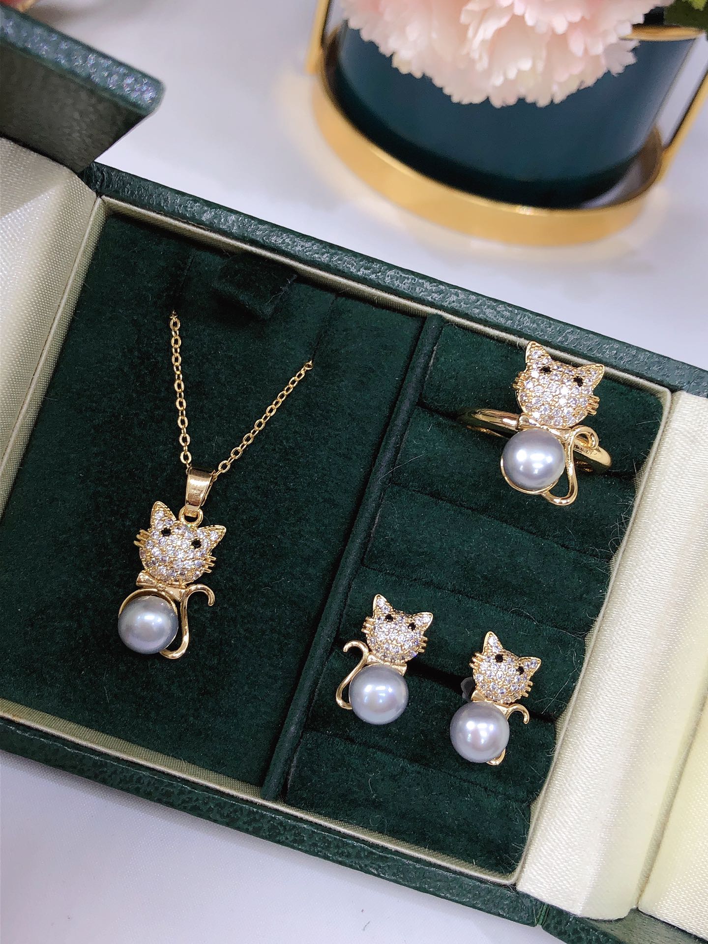 New Arrival 12 Cat Fresh water pearl set