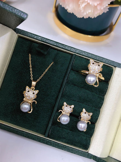 New Arrival 12 Cat Fresh water pearl set